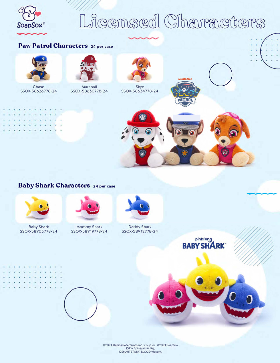 Licensed character collections